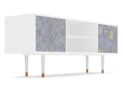 Sale Mueble de TV - 170х69х48 cm - T2 - Golden Smoke, Branco Bege