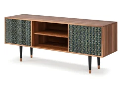 Mueble de TV - 170х69х48 cm - T2 - Golden Empire, Nogueira^ Móvel De Tv