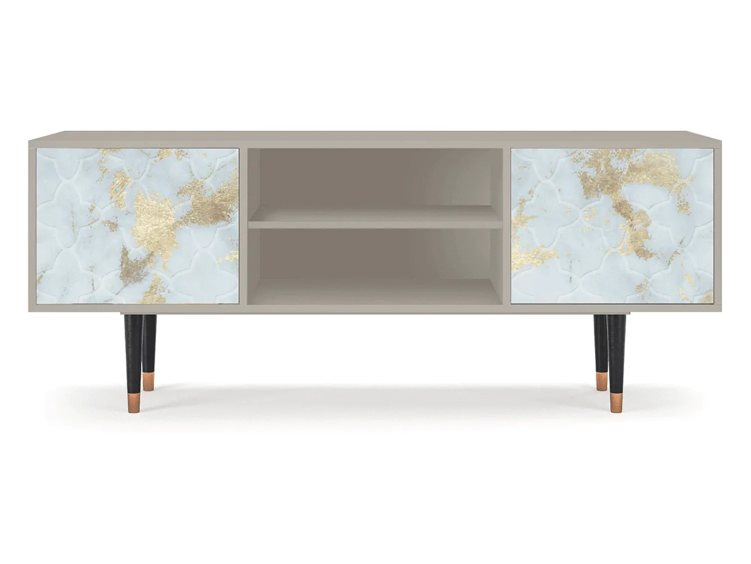 Móvel De Tv* Mueble de TV - 170х69х48 cm - T2 - Golden Waves, Areia Bege