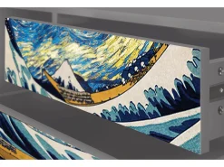 Móvel De Tv* Mueble de TV - 170х59х48 cm - T4 - Great Wave, Cinza Cinzento