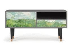 Hot Mueble de TV - 115х59х48 cm - T3 - Green Wheat Fields, Areia Bege