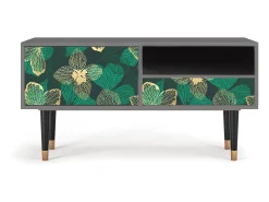 Mueble de TV - 115х59х48 cm - T3 - Green Flower, Cinza^ Móvel De Tv