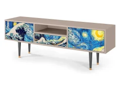 Mueble de TV - 170х59х41 cm - T6 - Great Wave, Areia^ Móvel De Tv