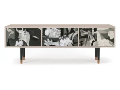 Best Mueble de TV - 170х59х48 cm - T4 - Guernica by Picasso, Latte Bege
