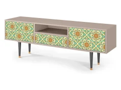 Mueble de TV - 170х59х41 cm - T6 - Hindu Daisy, Areia^ Móvel De Tv