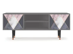 Móvel De Tv* Mueble de TV - 170х69х48 cm - T2 - Ideal Harmony, Cinza Cinzento