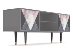 Móvel De Tv* Mueble de TV - 170х69х48 cm - T2 - Ideal Harmony, Cinza Cinzento