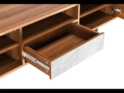 Móvel De Tv* Mueble de TV - 170х59х41 cm - T6 - Ideal Harmony, Nogueira Castanho