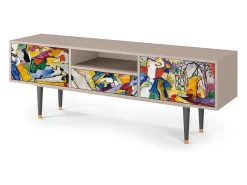 Móvel De Tv* Mueble de TV - 170х59х41 cm - T6 - Improvisation 26 , Areia Bege