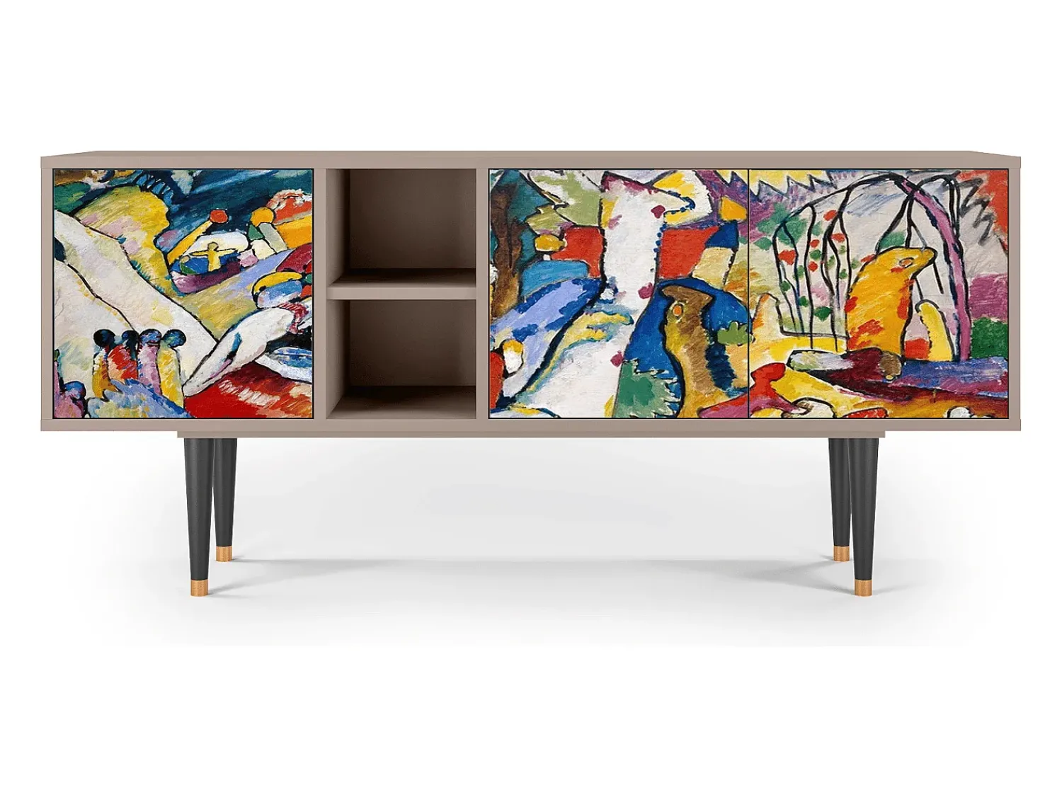 Móvel De Tv* Mueble de TV - 150х69х41 cm - T5 - Improvisation 26 , Latte Bege