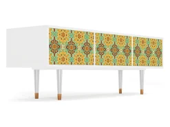 Móvel De Tv| Mueble de TV - 170х59х48 cm - T4 - Indian Spices, Branco Bege