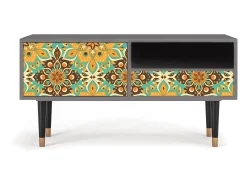 Mueble de TV - 115х59х48 cm - T3 - Indian Spices, Cinza^ Móvel De Tv