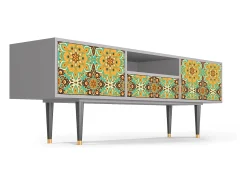 Mueble de TV - 170х59х41 cm - T6 - Indian Spices, Cinza^ Móvel De Tv