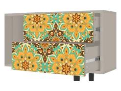 Móvel De Tv| Mueble de TV - 170х69х48 cm - T1 - Indian Spices, Areia Bege