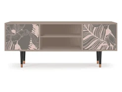 Móvel De Tv* Mueble de TV - 170х69х48 cm - T2 - Issabelline Flower, Latte Bege