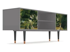 Móvel De Tv* Mueble de TV - 170х69х48 cm - T2 - Jalais Hill by Pissarro, Cinza Cinzento