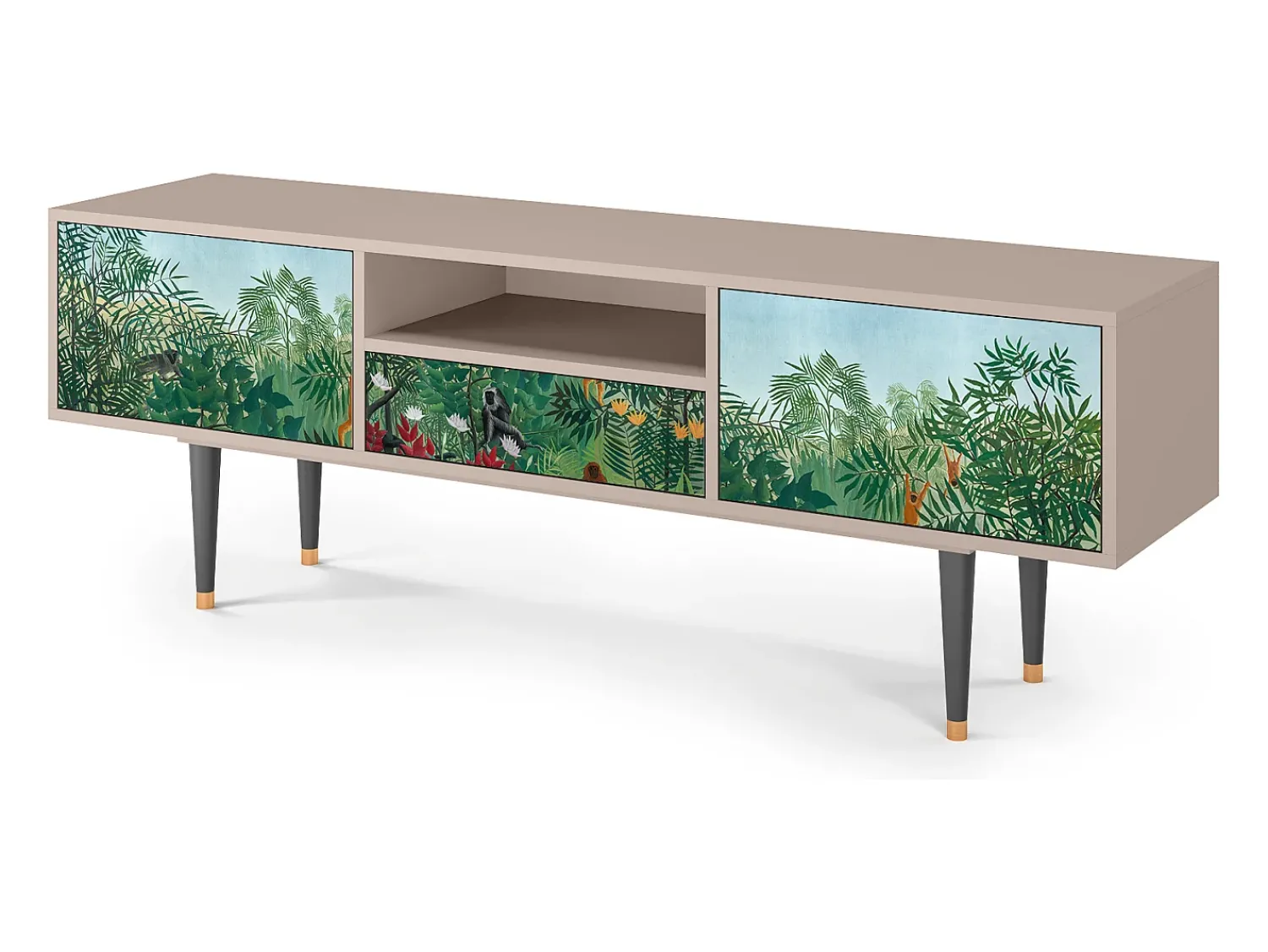 Mueble de TV - 170х59х41 cm - T6 - Jungles in Paris, Areia^ Móvel De Tv