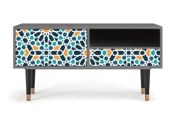 Sale Mueble de TV - 115х59х48 cm - T3 - Kaleidoscope, Cinza Cinzento