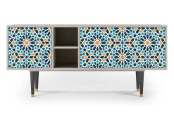 Móvel De Tv| Mueble de TV - 150х69х41 cm - T5 - Kaleidoscope, Areia Bege