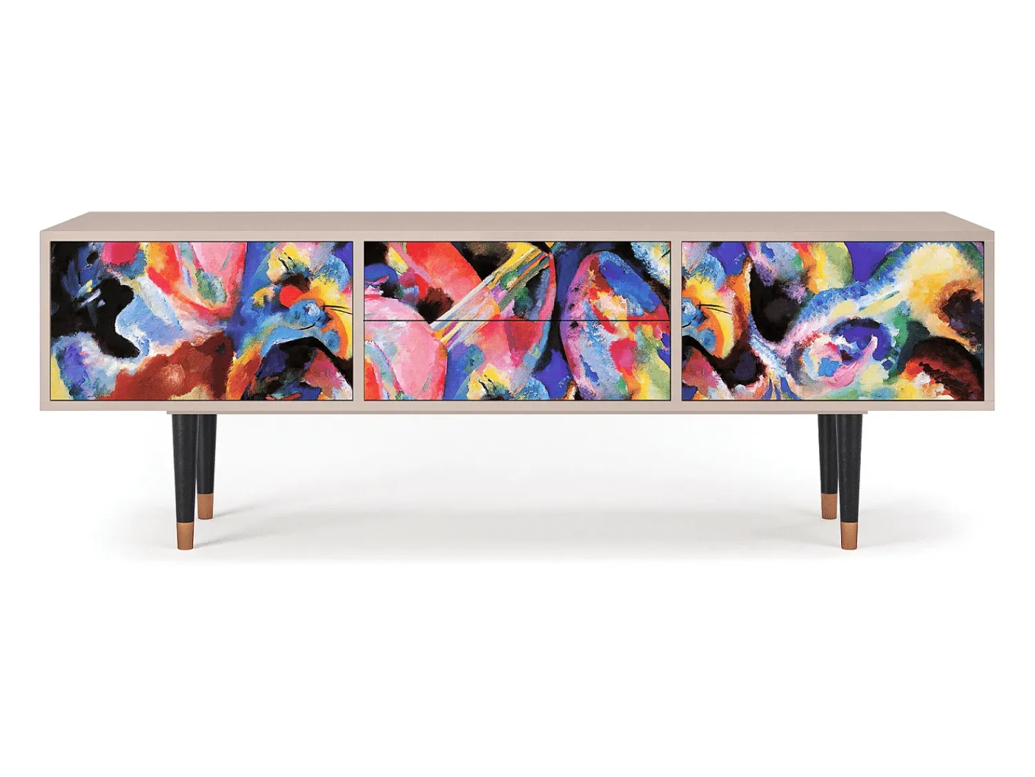 Móvel De Tv| Mueble de TV - 170х59х48 cm - T4 - Kandinsky, Latte Bege