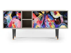 Móvel De Tv* Mueble de TV - 150х69х41 cm - T5 - Kandinsky, Areia Bege