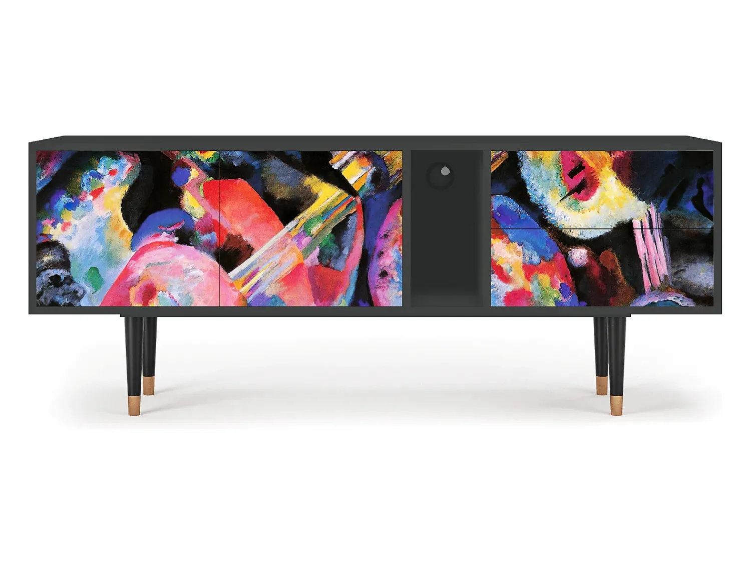 Mueble de TV - 170х69х48 cm - T1 - Kandinsky, Antracite^ Móvel De Tv