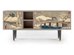 Hot Mueble de TV - 150х69х41 cm - T5 - Katabira River, Latte Bege