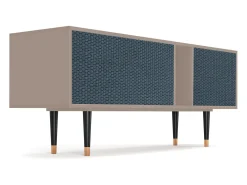 Móvel De Tv* Mueble de TV - 170х69х48 cm - T1 - Knitted Pattern, Latte Bege