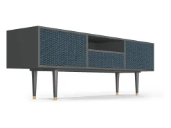 Mueble de TV - 170х59х41 cm - T6 - Knitted Pattern, Antracite^ Móvel De Tv