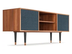Mueble de TV - 170х69х48 cm - T2 - Knitted Pattern, Nogueira^ Móvel De Tv