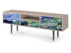 Móvel De Tv* Mueble de TV - 170х59х41 cm - T6 - Landscape, Areia Bege