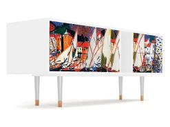 Hot Mueble de TV - 170х69х48 cm - T1 - Le Séchage des voiles , Branco Bege