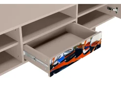 Hot Mueble de TV - 170х59х41 cm - T6 - Le Séchage des voiles , Latte Bege