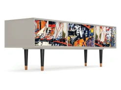 Móvel De Tv| Mueble de TV - 170х59х48 cm - T4 - Le Séchage des voiles , Areia Bege