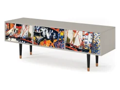 Móvel De Tv| Mueble de TV - 170х59х48 cm - T4 - Le Séchage des voiles , Areia Bege