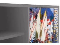 Mueble de TV - 170х69х48 cm - T2 - Le Séchage des voiles , Cinza^ Móvel De Tv