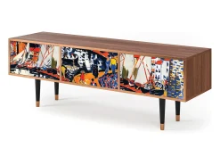 Online Mueble de TV - 170х59х48 cm - T4 - Le Séchage des voiles , Nogueira Castanho