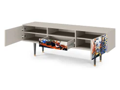 Online Mueble de TV - 170х59х41 cm - T6 - Le Séchage des voiles , Areia Bege