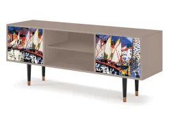 Mueble de TV - 170х69х48 cm - T2 - Le Séchage des voiles , Latte^ Móvel De Tv