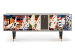 Discount Mueble de TV - 170х69х48 cm - T1 - Le Séchage des voiles , Areia Bege