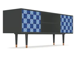 Outlet Mueble de TV - 170х69х48 cm - T2 - Light Path, Antracite Cinza antracite