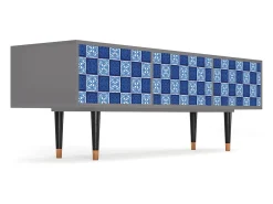 Discount Mueble de TV - 170х59х48 cm - T4 - Light Path, Cinza Cinzento