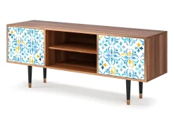 Mueble de TV - 170х69х48 cm - T2 - Lisbon Flover, Nogueira^ Móvel De Tv