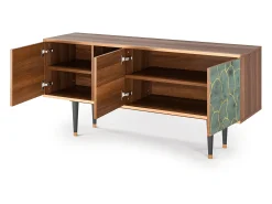 Outlet Mueble de TV - 150х69х41 cm - T5 - Magnificent Water Lily, Nogueira Castanho