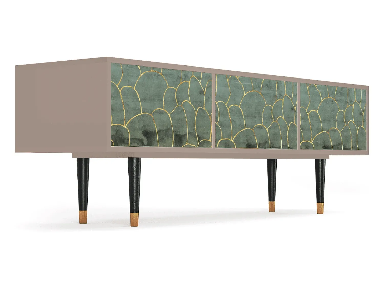 Mueble de TV - 170х59х48 cm - T4 - Magnificent Water Lily, Latte^ Móvel De Tv