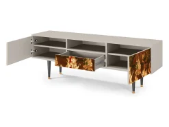 Móvel De Tv| Mueble de TV - 170х59х41 cm - T6 - Malyavan, Areia Bege