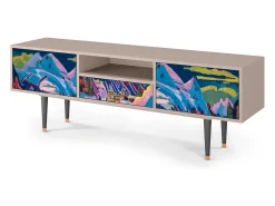 Móvel De Tv* Mueble de TV - 170х59х41 cm - T6 - Malyavan, Latte Bege