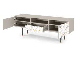 Mueble de TV - 170х59х41 cm - T6 - Marmelade Cheese, Areia Bege