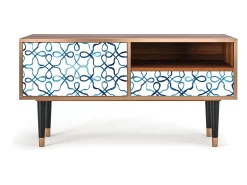Móvel De Tv| Mueble de TV - 115х59х48 cm - T3 - Marine Strings, Nogueira Castanho