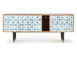 Móvel De Tv* Mueble de TV - 170х69х48 cm - T1 - Marine Strings, Nogueira Castanho